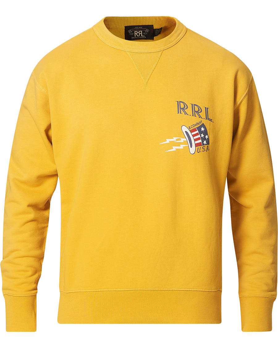 Herre | Gensere | RRL | Graphic Logo Sweatshirt Yellow