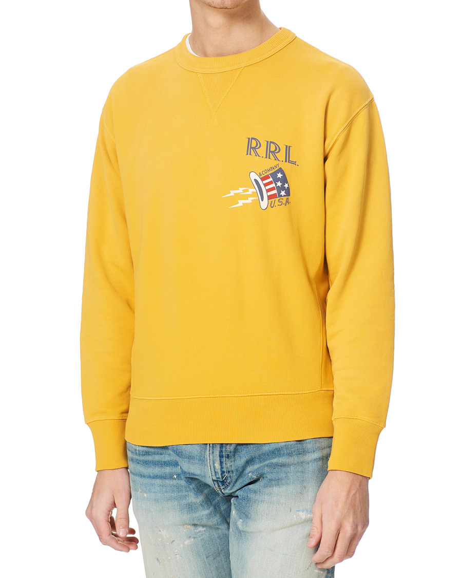 Herre | Gensere | RRL | Graphic Logo Sweatshirt Yellow