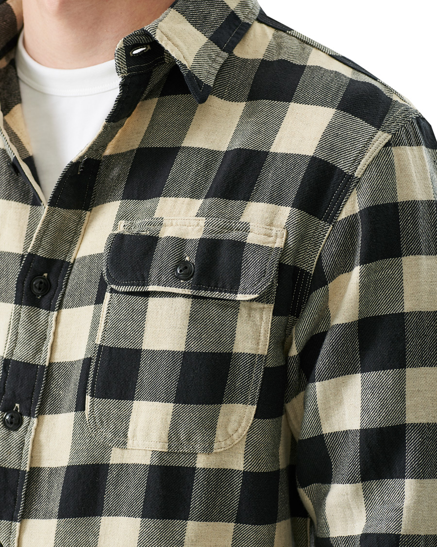 Herre | Skjorter | RRL | Matlock Overshirt Black/White