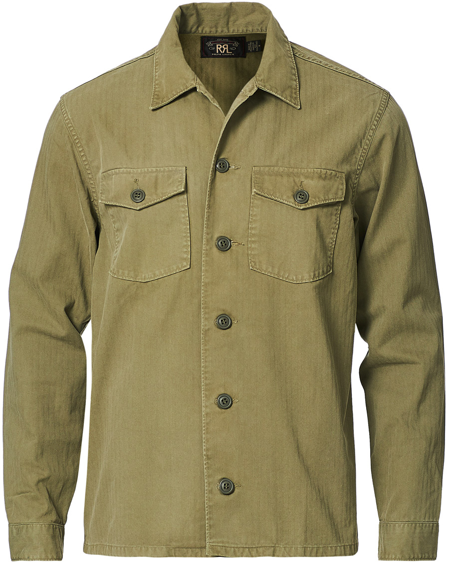 Herre | Skjorter | RRL | Barrow Military Shirt Olive