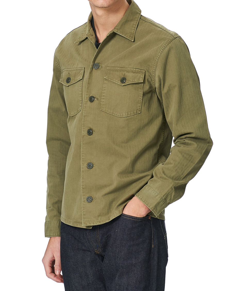 Herre | Skjorter | RRL | Barrow Military Shirt Olive