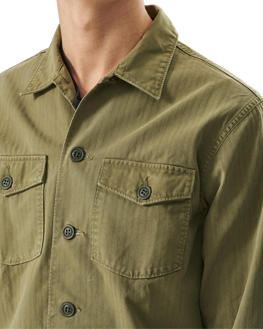 Herre | Skjorter | RRL | Barrow Military Shirt Olive