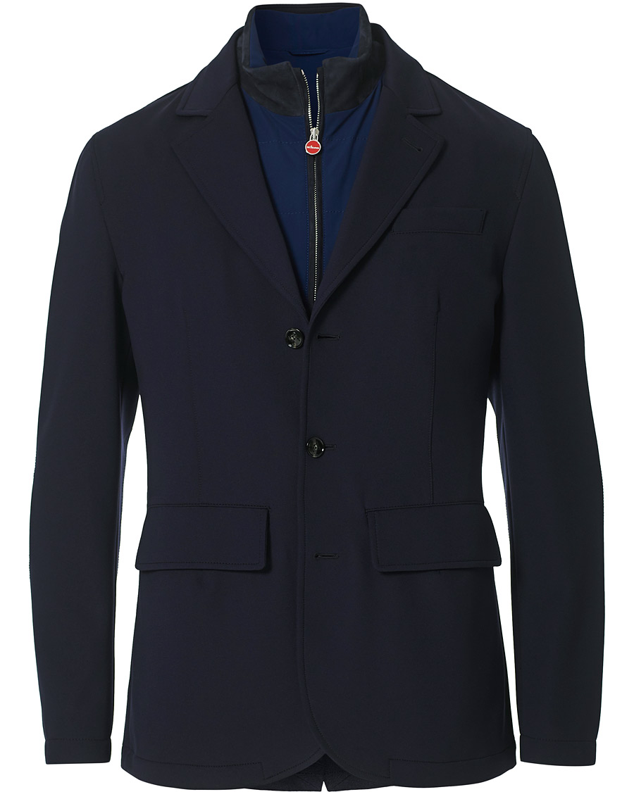 Herre | Jakker | Kiton | Stretch 3-in-1 Blazer Navy