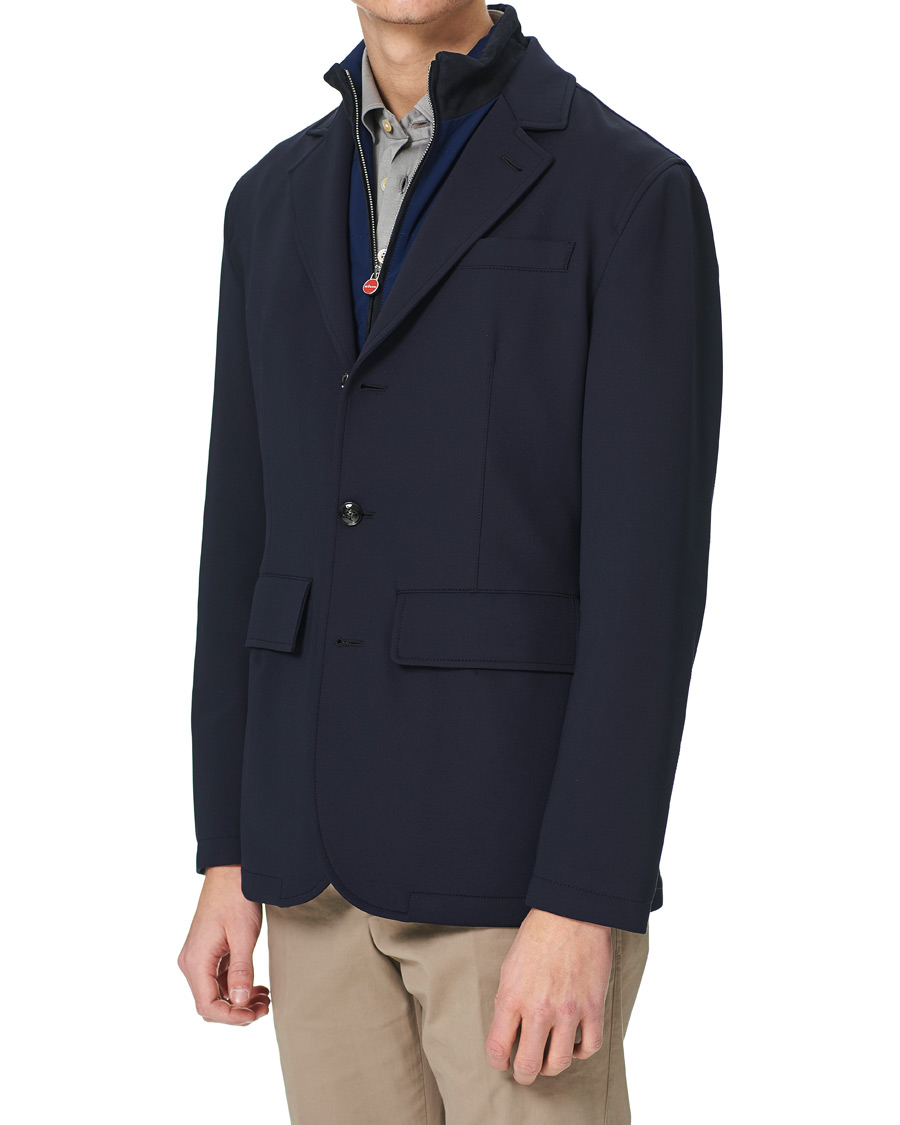 Herre | Jakker | Kiton | Stretch 3-in-1 Blazer Navy