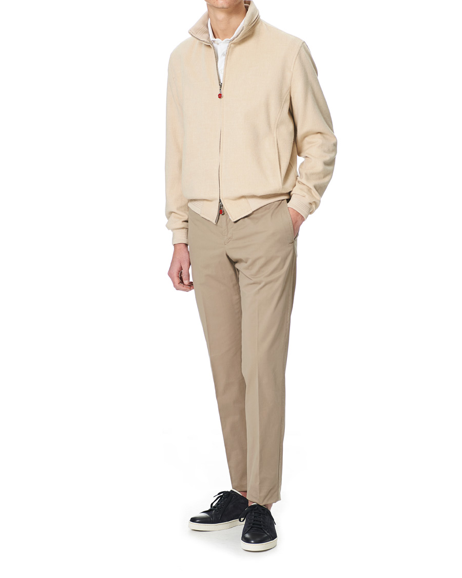 Herre | Bukser | Kiton | Slim Fit Chinos Beige