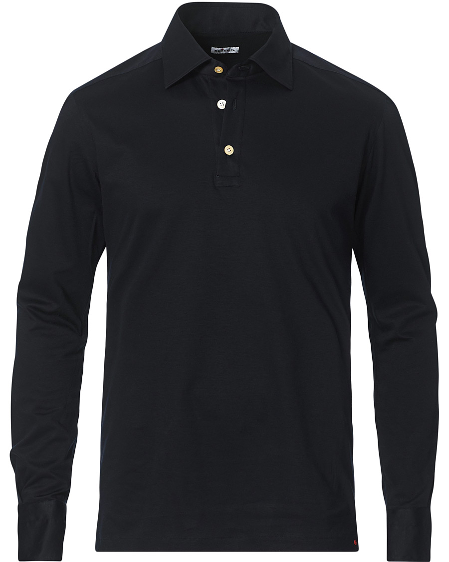 Herre | Gensere | Kiton | Popover Shirt Navy