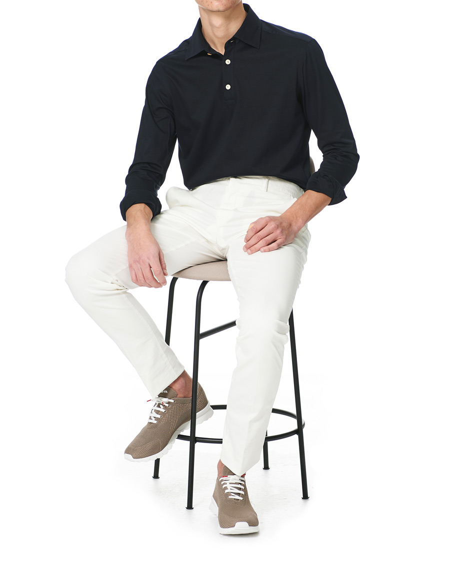 Herre | Gensere | Kiton | Popover Shirt Navy