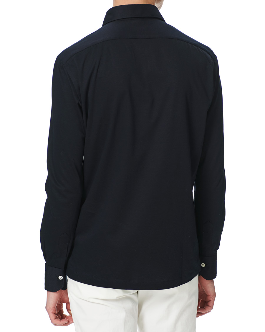 Herre | Gensere | Kiton | Popover Shirt Navy