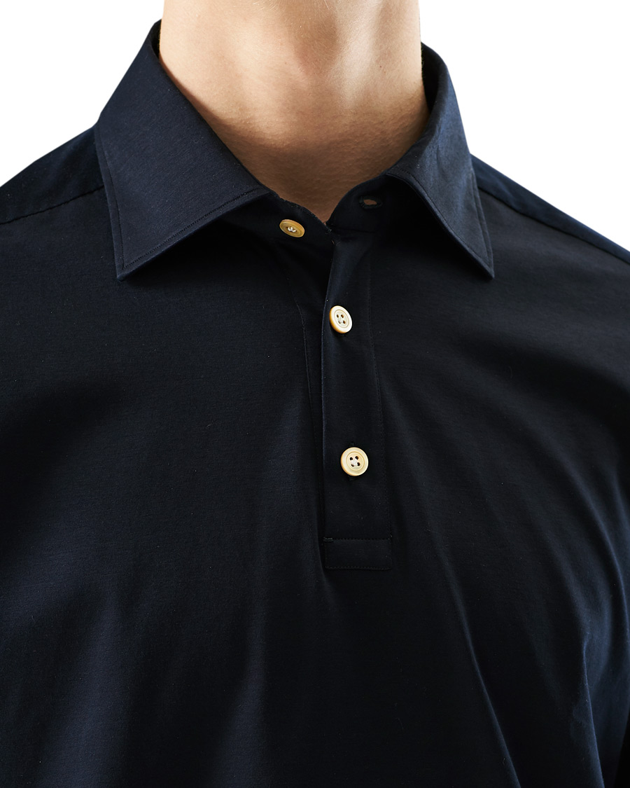 Herre | Gensere | Kiton | Popover Shirt Navy