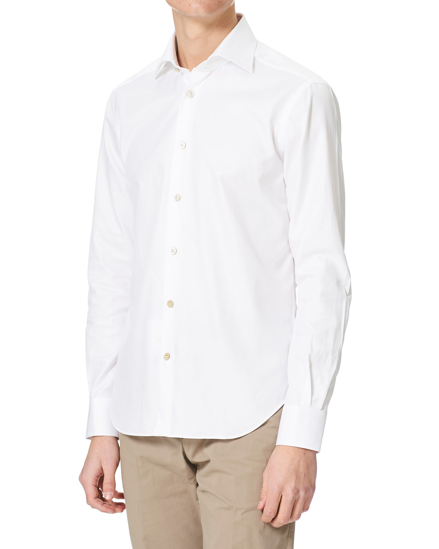 Herre | Skjorter | Kiton | Classic Dress Shirt White