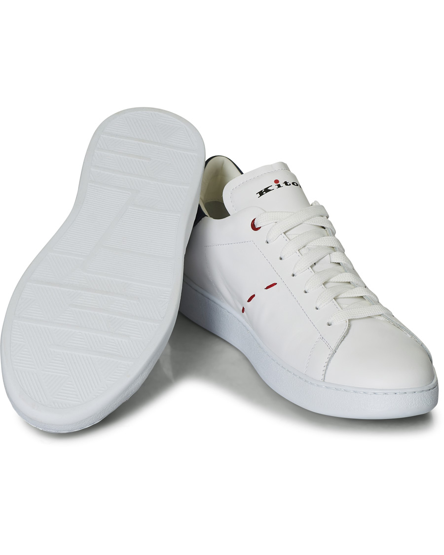Herre | Kiton Plain Sneaker White | Kiton | Plain Sneaker White