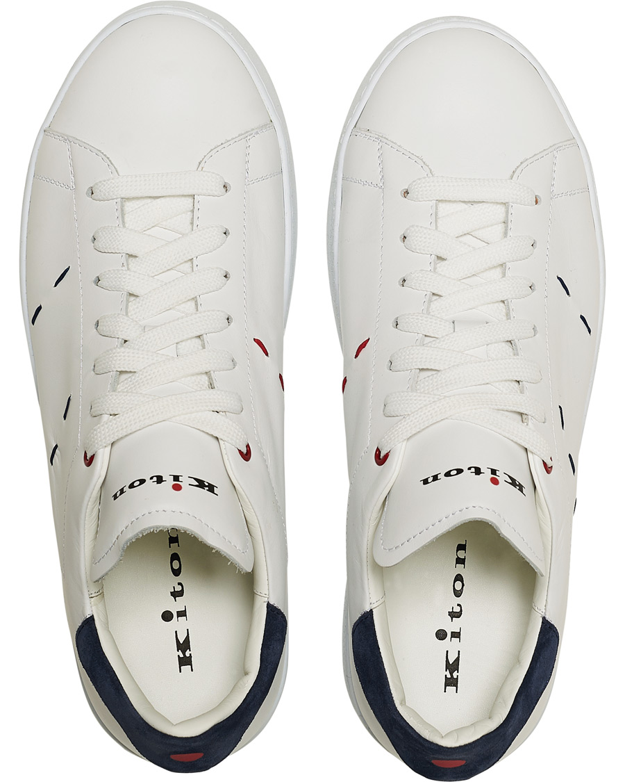 Herre | Kiton Plain Sneaker White | Kiton | Plain Sneaker White