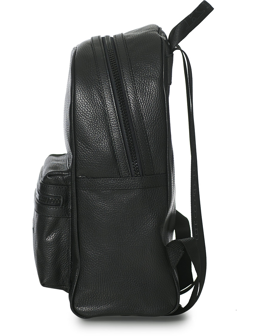 Herre | Kiton Deerskin Leather Backpack Black | Kiton | Deerskin Leather Backpack Black