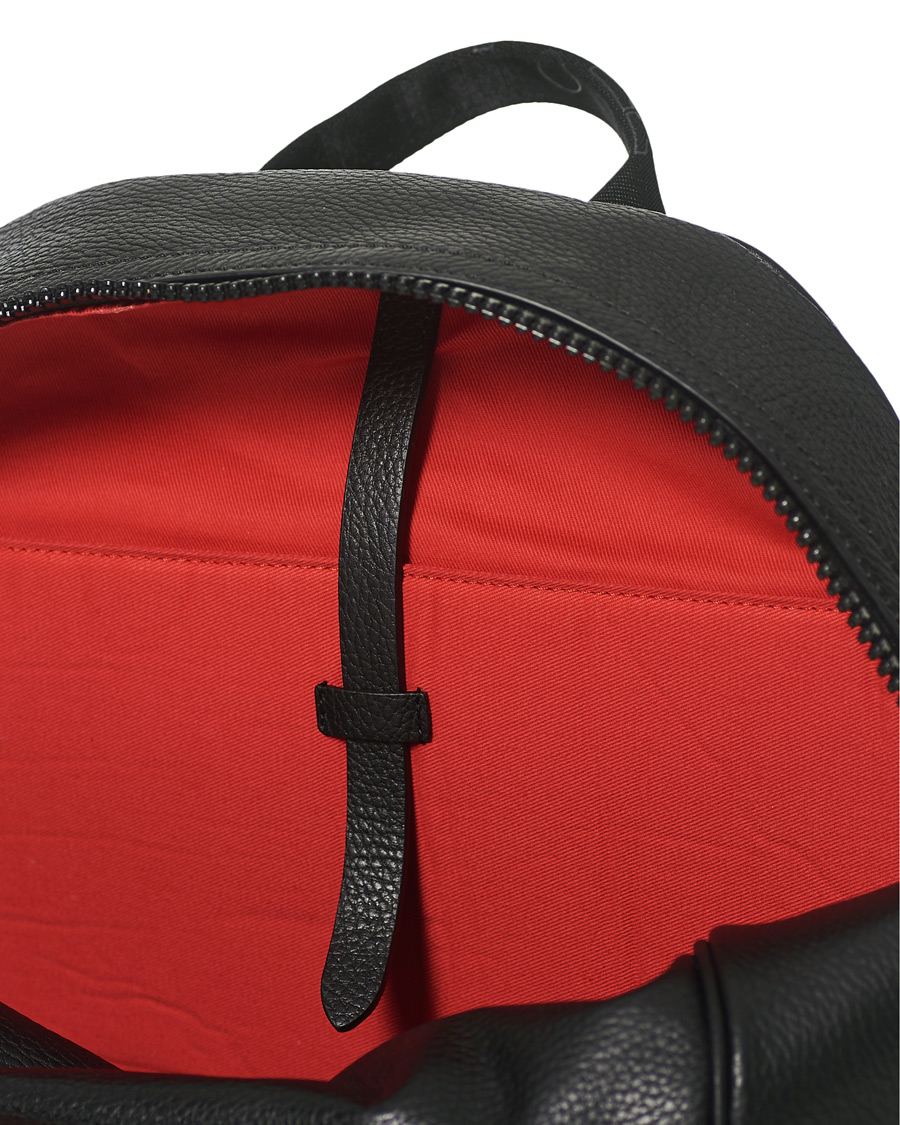 Herre | Kiton Deerskin Leather Backpack Black | Kiton | Deerskin Leather Backpack Black