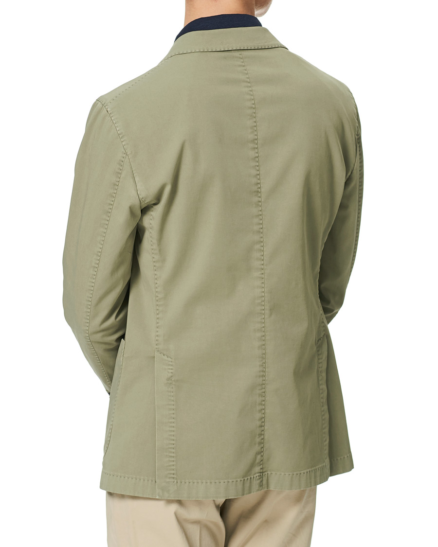 Herre | Dressjakker | Boglioli | K Jacket Cotton Stretch Blazer Olive