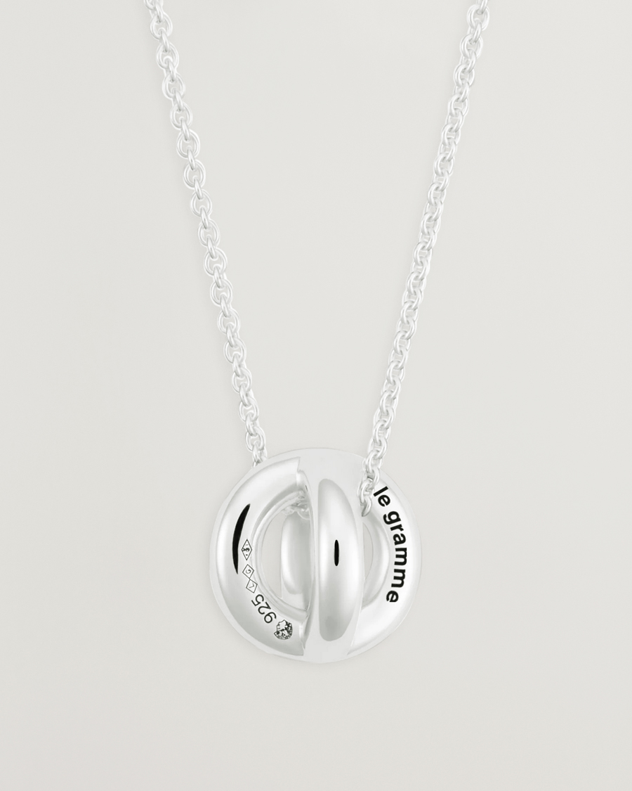 Herre | Smykker | LE GRAMME | Entrelacs Pendant Necklace Sterling Silver 3g