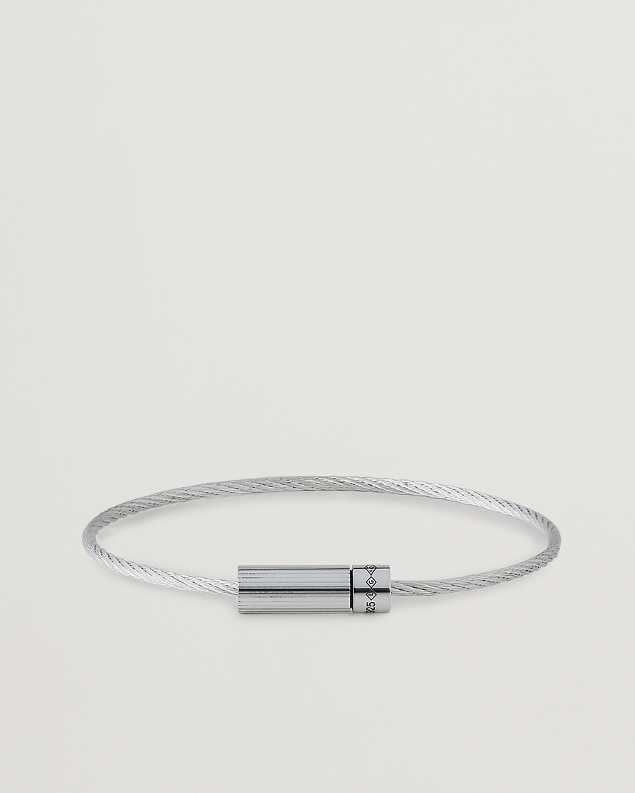 Herre | Smykker | LE GRAMME | Horizontal Cable Bracelet Polished Sterling Silver 7g