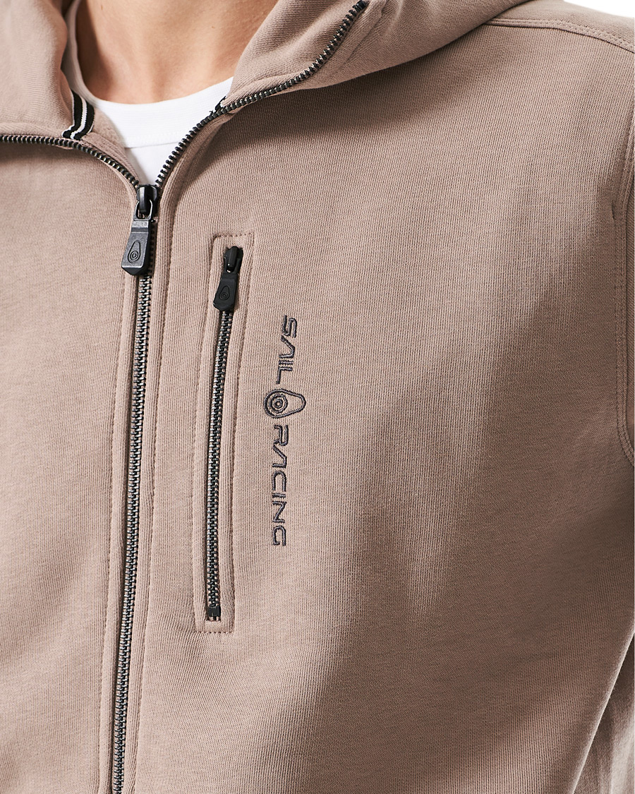Herre | Gensere | Sail Racing | Bowman Zip Hood Sand