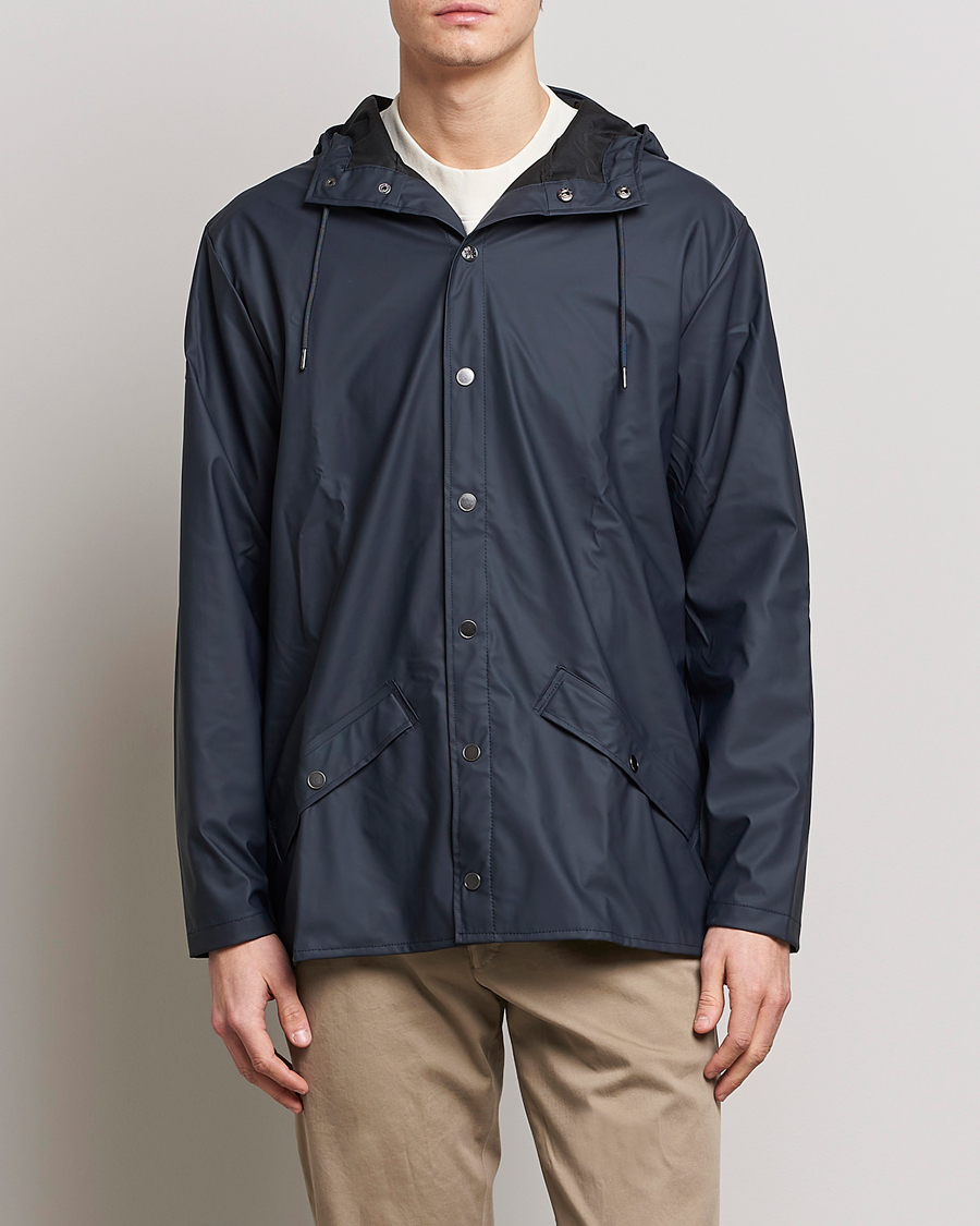 Herre | Møt Regnet Med Stil | RAINS | Jacket Navy