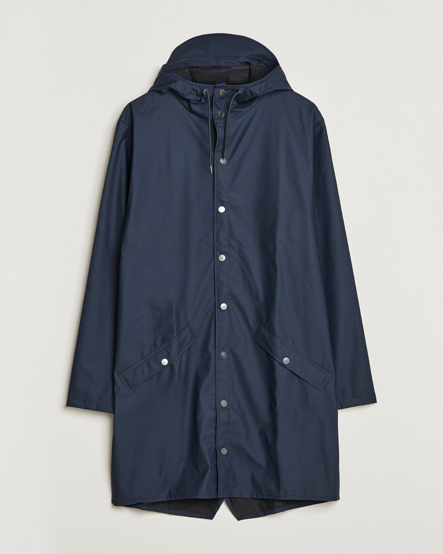 Herre | Jakker | RAINS | Long Jacket Navy