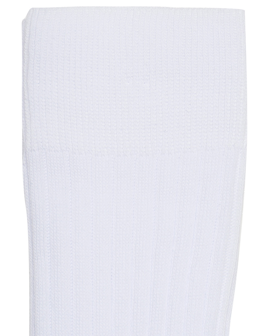 Herre | Undertøy | Amanda Christensen | 3-Pack True Cotton Ribbed Socks White