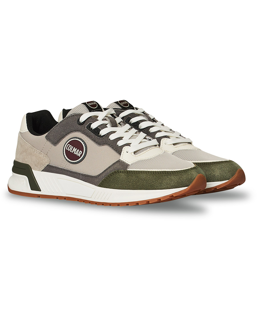 Herre | Colmar Dalton Vice Sneaker Beige/Green/White | Colmar | Dalton Vice Sneaker Beige/Green/White