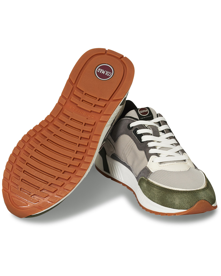 Herre | Colmar Dalton Vice Sneaker Beige/Green/White | Colmar | Dalton Vice Sneaker Beige/Green/White