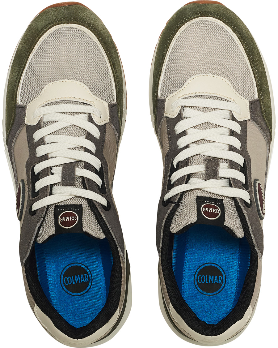 Herre | Colmar Dalton Vice Sneaker Beige/Green/White | Colmar | Dalton Vice Sneaker Beige/Green/White