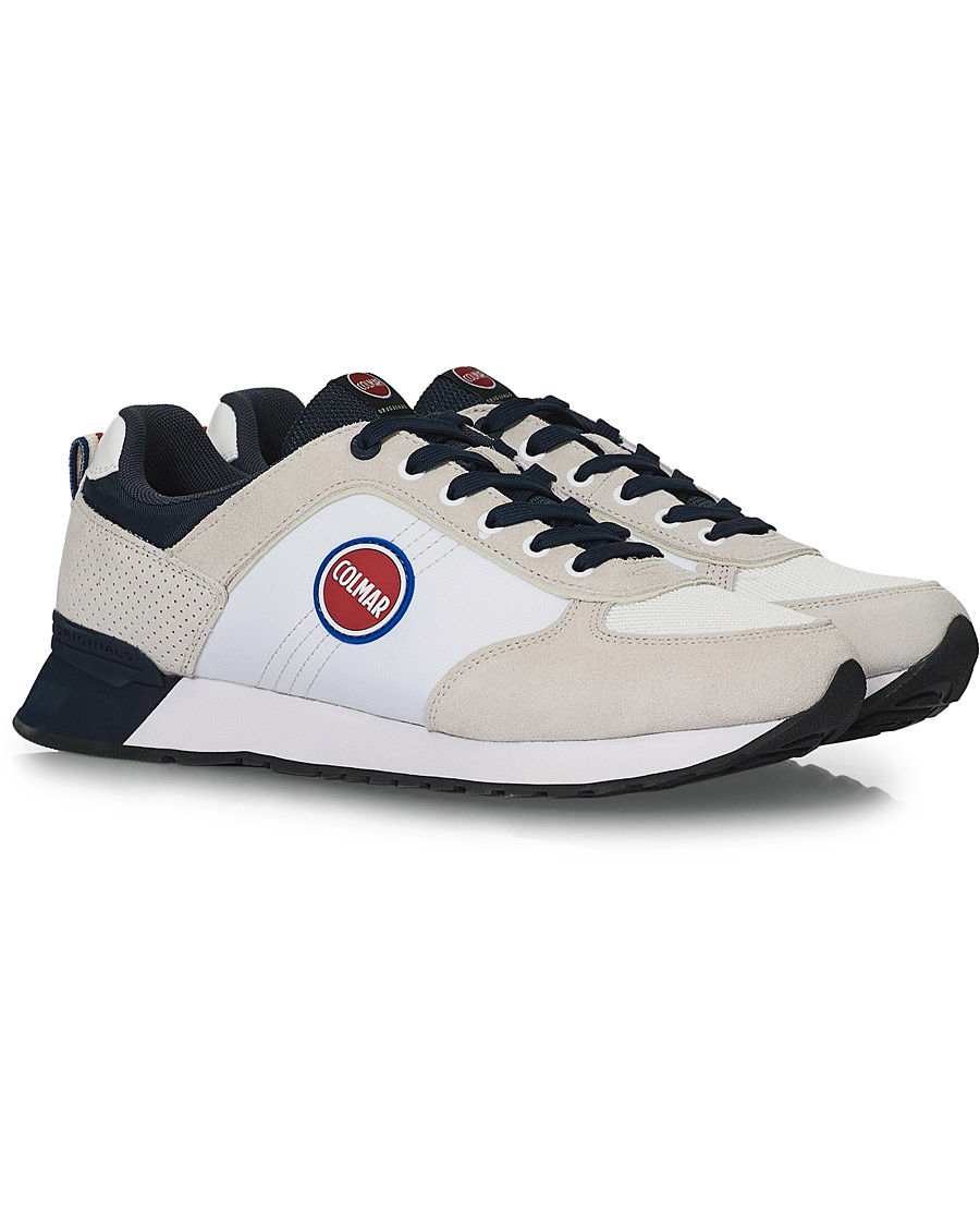 Herre | Colmar Travis Authentic Sneakers White | Colmar | Travis Authentic Sneakers White