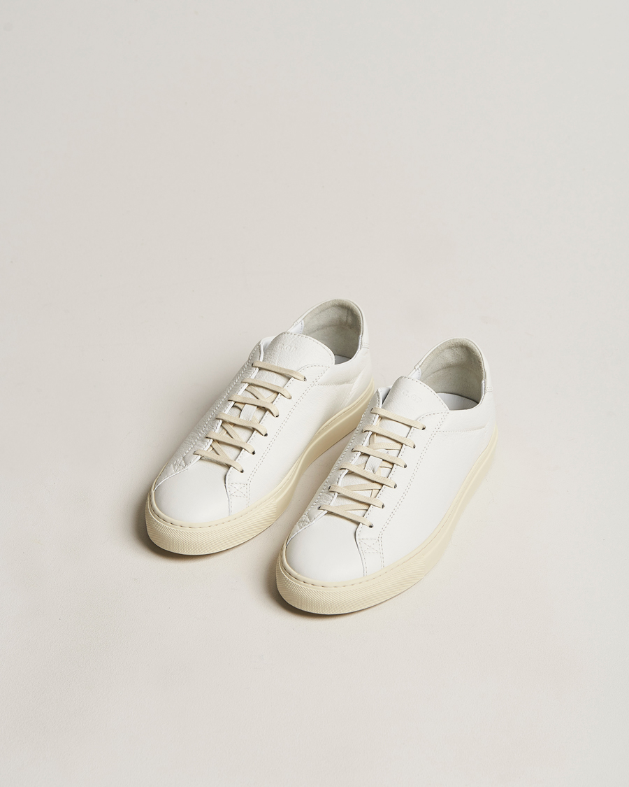Herre | Hvite sneakers | C.QP | Racquet Sr Sneakers Classic White Leather