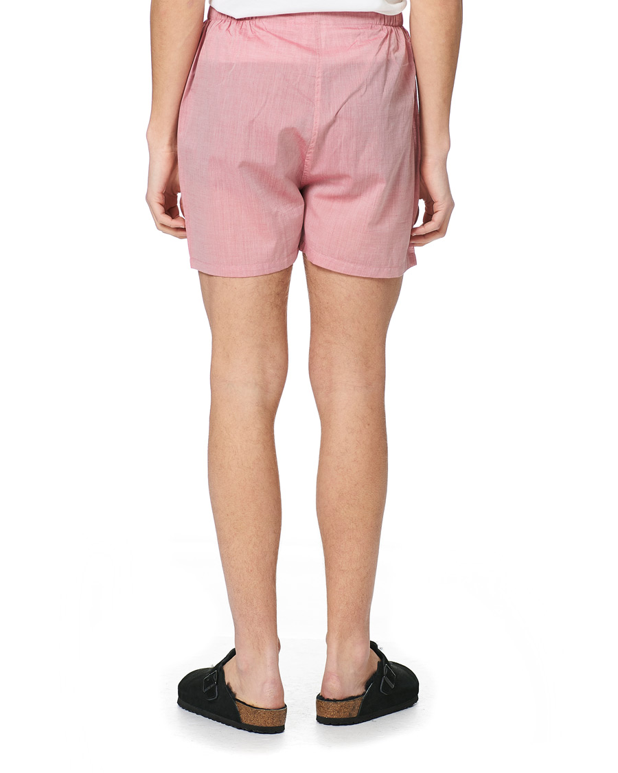 Herre | Pyjamaser og badekåper | Derek Rose | Shortie Cotton Pyjama Set Red