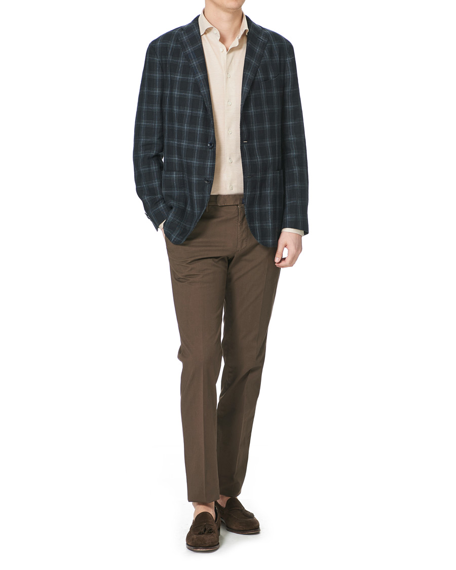 Herre | Skjorter | Eton | Oxford Piqué Shirt Beige