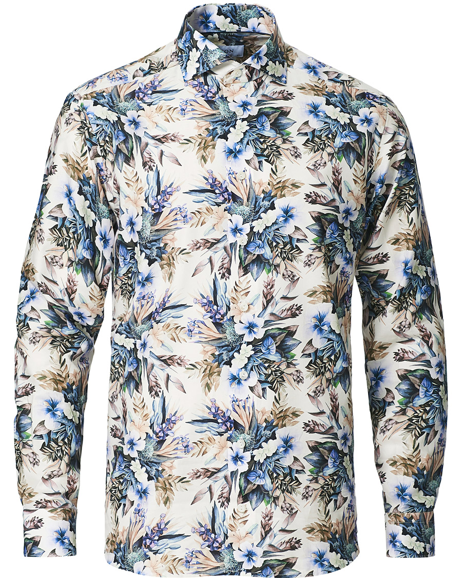 Herre | Skjorter | Eton | Fine Twill Shirt Floral