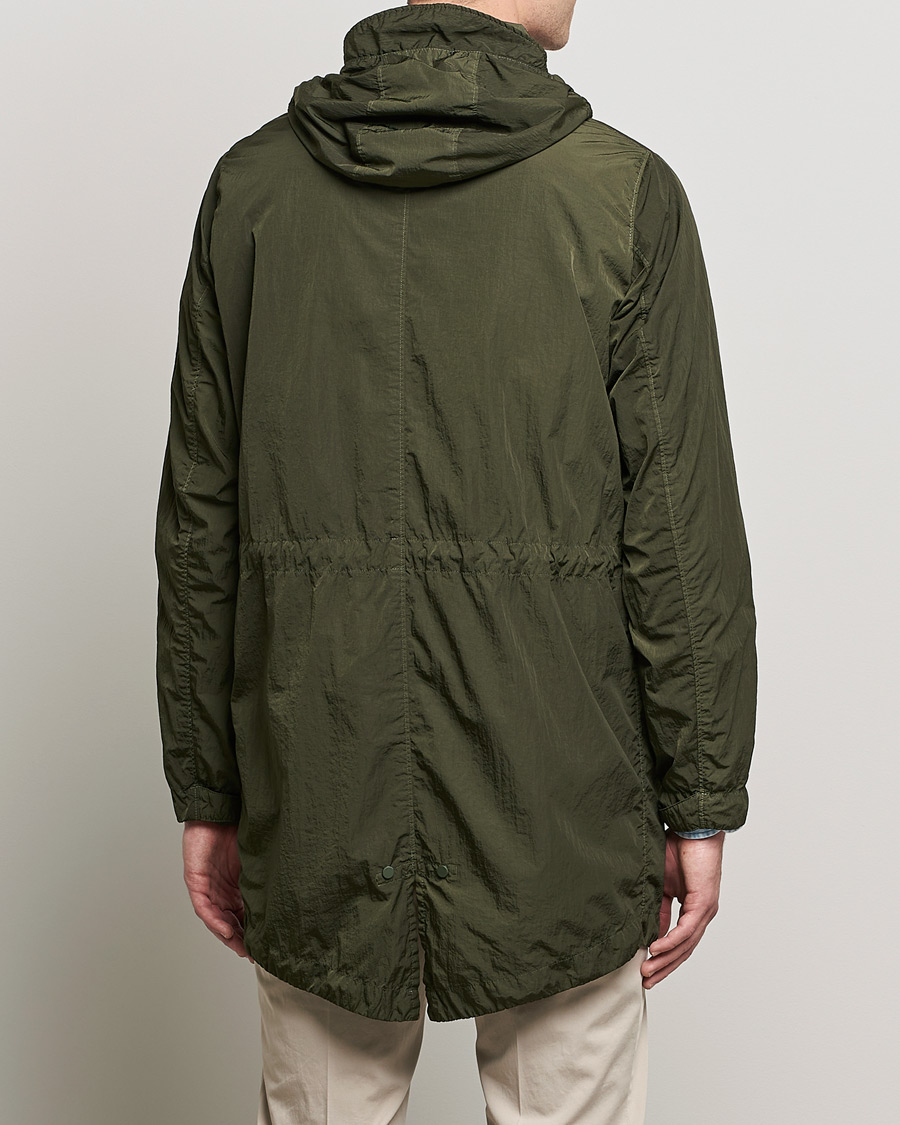 Herre | Jakker | L.B.M. 1911 | Garment Dyed Nylon Coat Olive