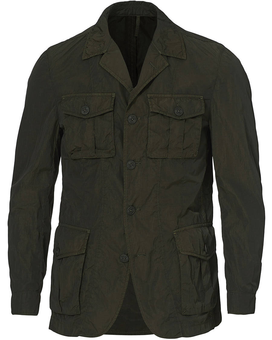 Herre | Jakker | L.B.M. 1911 | Garment Dyed Nylon Field Jacket Olive
