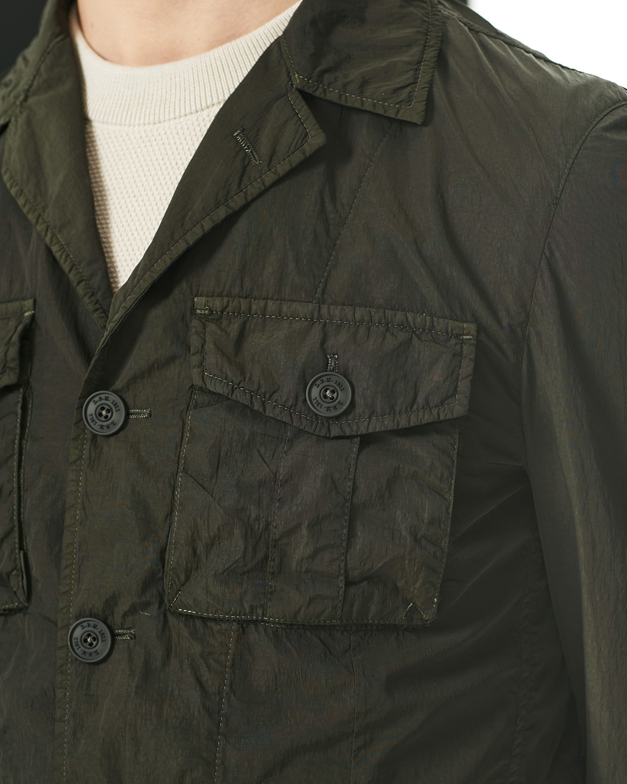 Herre | Jakker | L.B.M. 1911 | Garment Dyed Nylon Field Jacket Olive