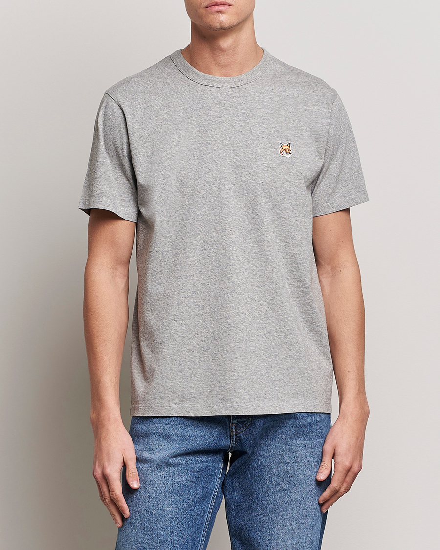Herre |  | Maison Kitsuné | Fox Head Tee Grey Melange