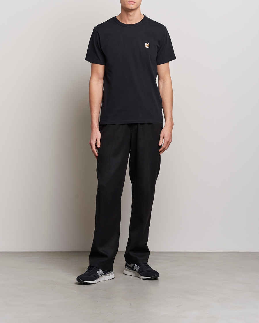 Herre | T-Shirts | Maison Kitsuné | Fox Head T-Shirt Black