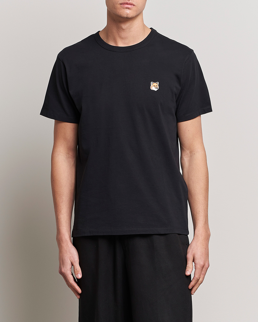 Herre |  | Maison Kitsuné | Fox Head T-Shirt Black