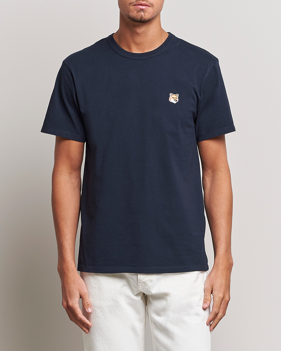 Herre |  | Maison Kitsuné | Fox Head T-Shirt Navy