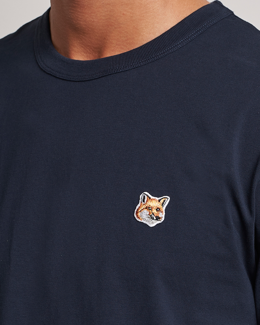 Herre | T-Shirts | Maison Kitsuné | Fox Head T-Shirt Navy