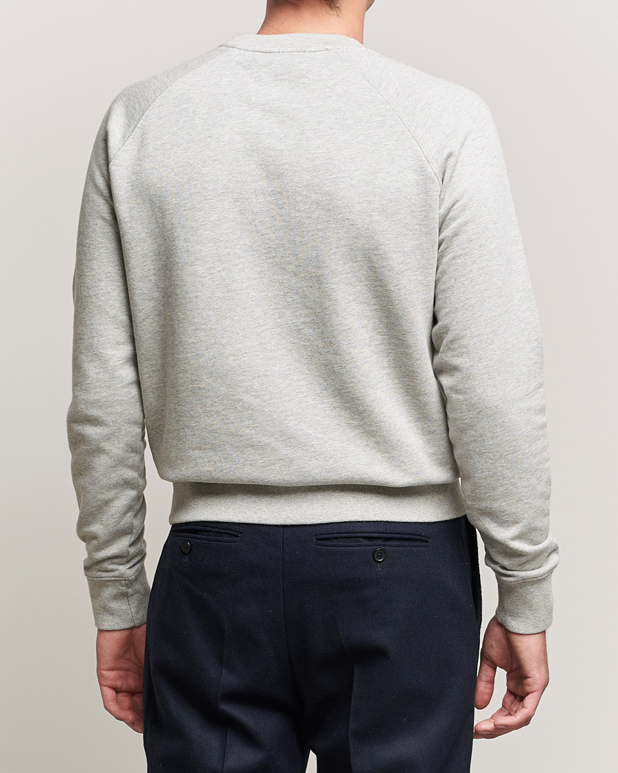 Herre | Gensere | Maison Kitsuné | Tricolor Fox Sweatshirt Grey Melange
