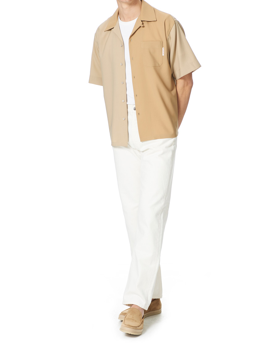 Herre | Skjorter | Marni | Colour Block Bowling Shirt Beige