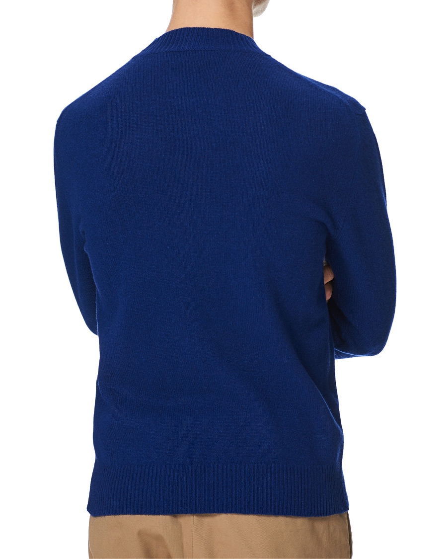 Herre | Gensere | Marni | Cashmere Flower Sweater Dark Blue