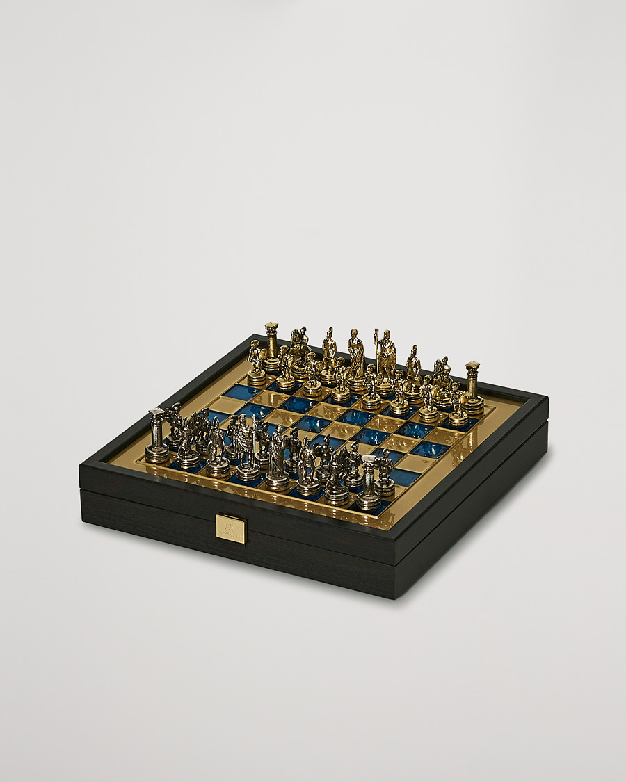 Herre | Spill og fritid | Manopoulos | Greek Roman Period Chess Set Blue