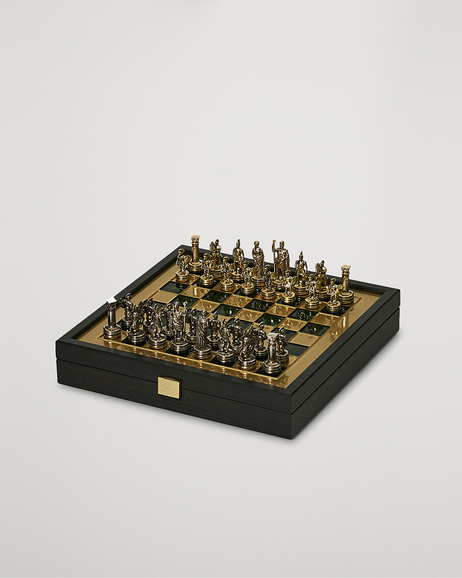 Herre | Spill og fritid | Manopoulos | Greek Roman Period Chess Set Green