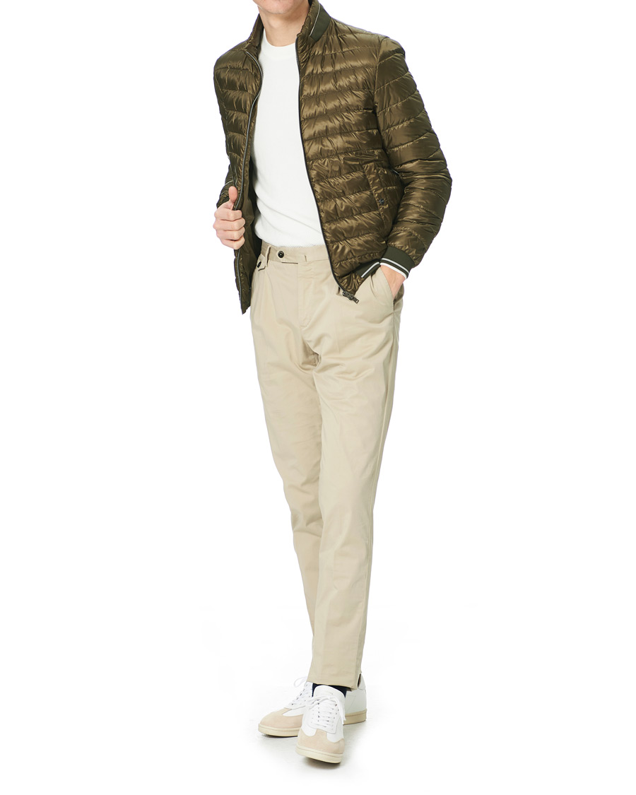 Herre | Jakker | Herno | Nylon Down Jacket Army Green