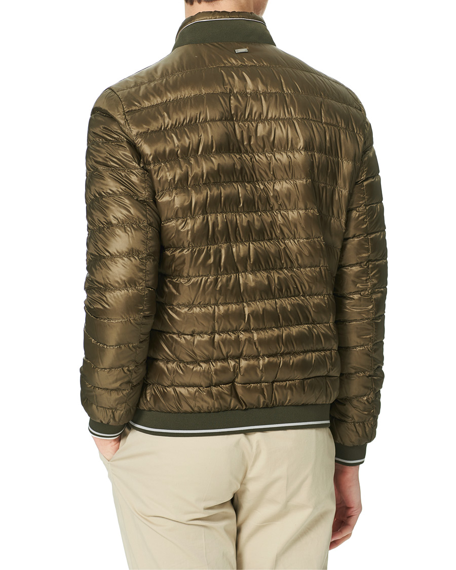 Herre | Jakker | Herno | Nylon Down Jacket Army Green