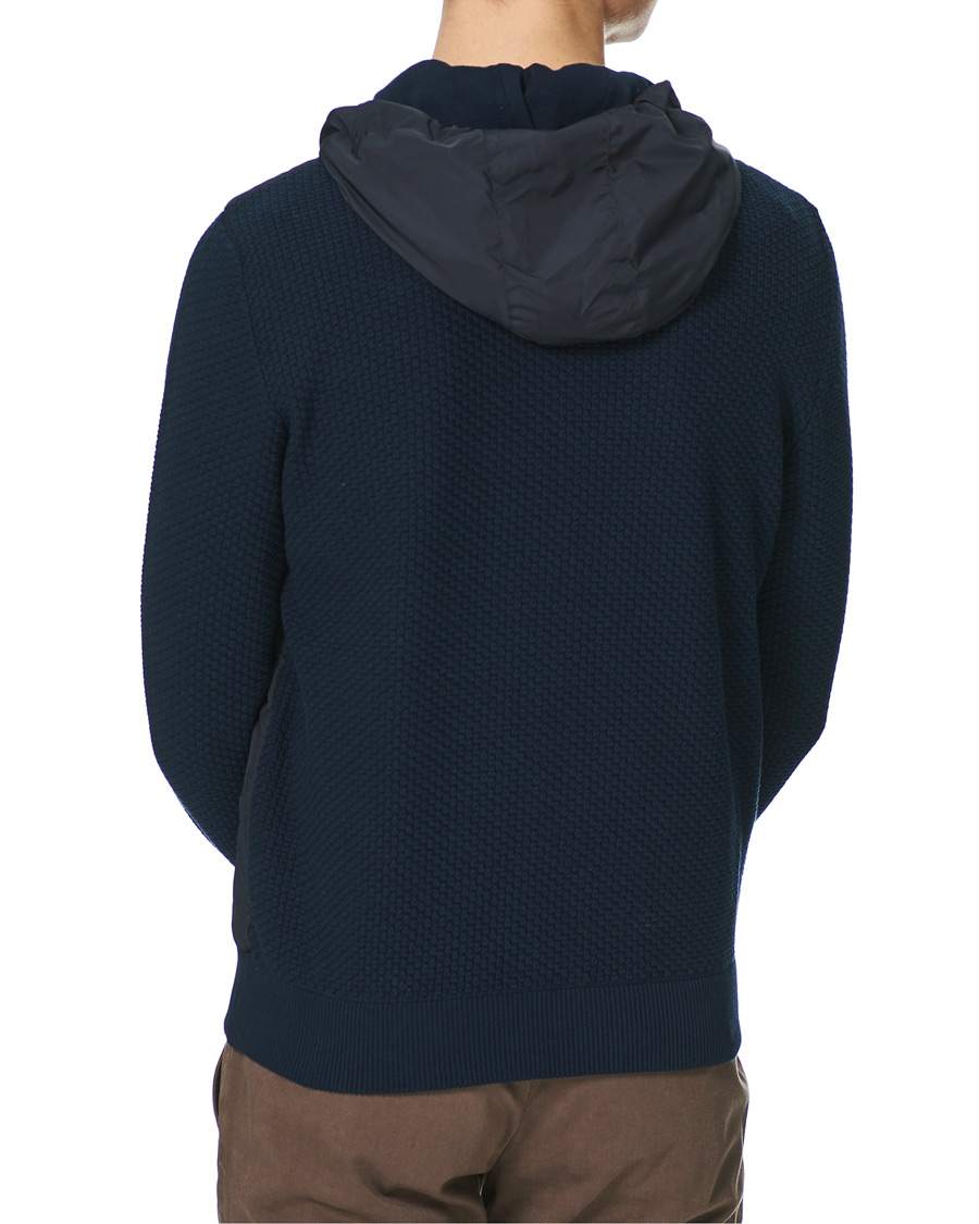 Herre | Jakker | Herno | Knitted Hybrid Jacket Navy