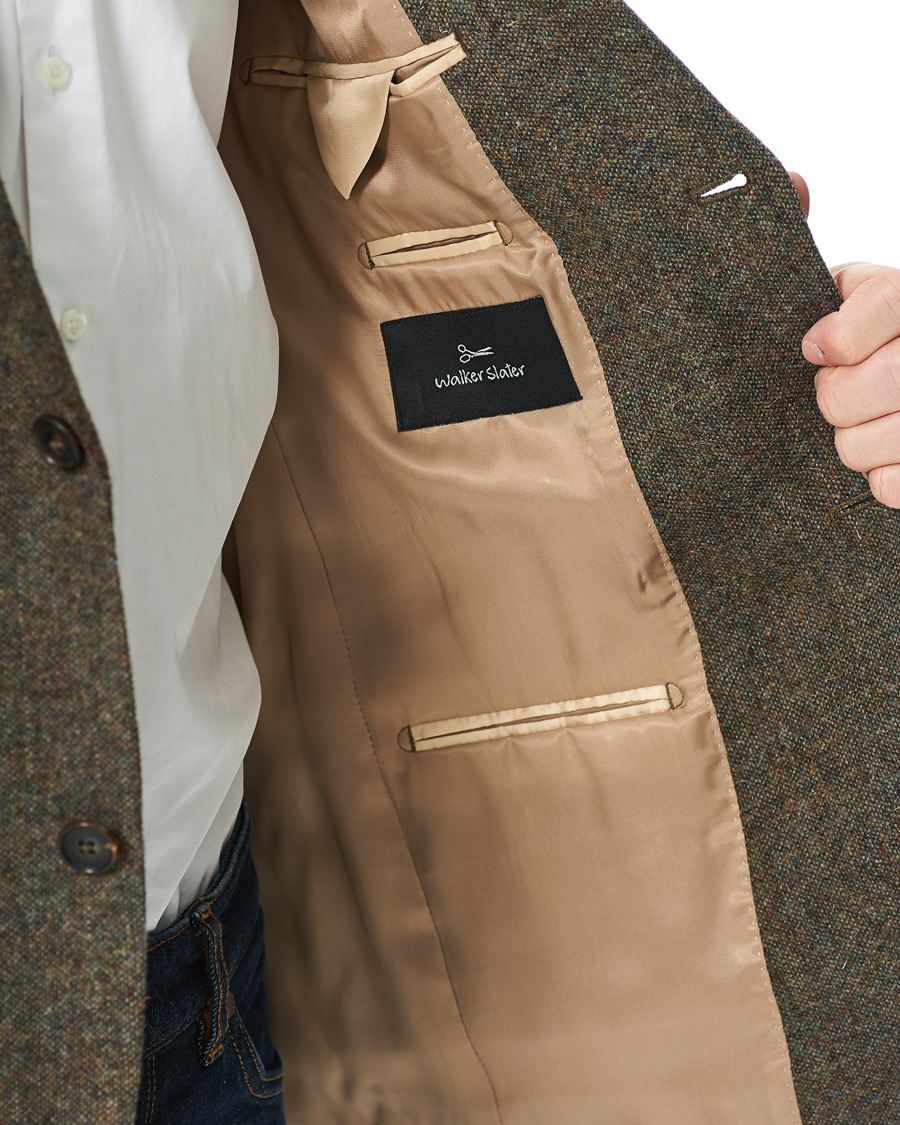 Herre | Dressjakker | Walker Slater | William Shetland Tweed Jacket Moss Donegal
